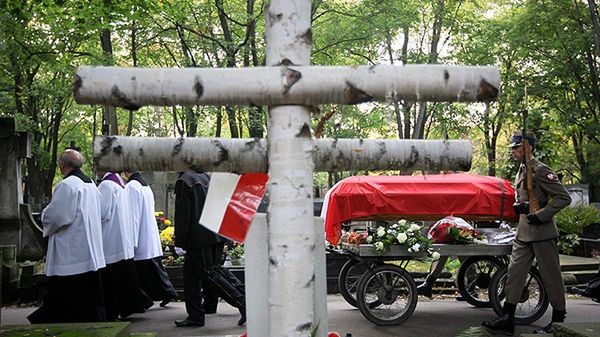 Ponowny pogrzeb Teresy Walewskiej-Przyjałkowskiej na warszawskich Powązkach