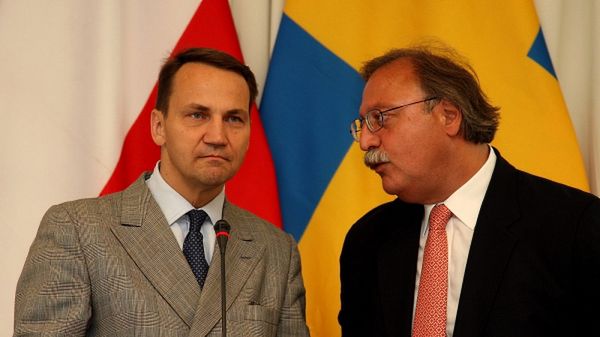Szef MSZ Radosław Sikorski i szef MSZ Gruzji Grigol Waszadze