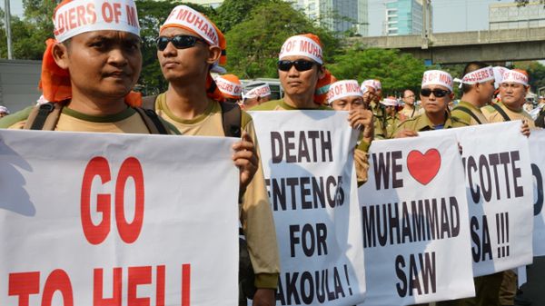 Protest przeciw obraźliwemu dla islamu filmowi w Indonezji