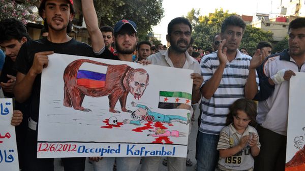 Antyrosyjskie wystąpienie w Syrii