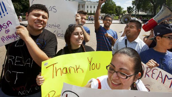 Imigranci dziękują Obamie