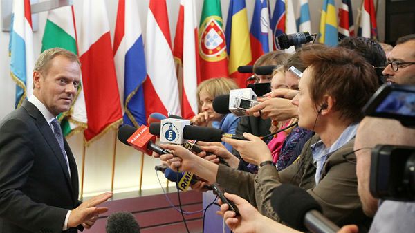 Premier Donald Tusk w Brukseli