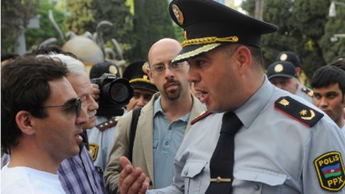Gdy w Kryształowym Pałacu trwały próby do konkursu, na ulicach Baku protestowała opozycja