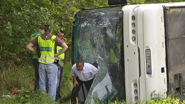 Wypadek polskiego autokaru wycieczkowego w Czechach