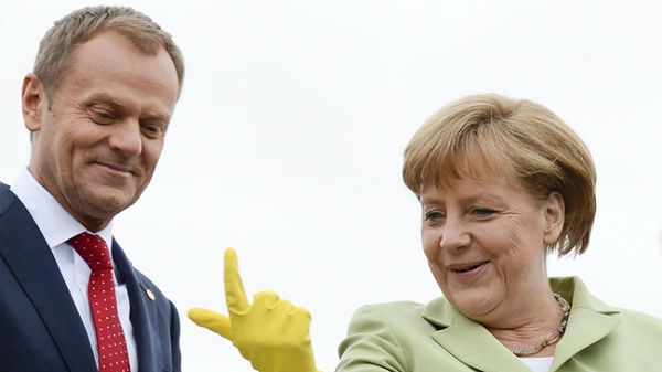 Angela Merkel i Donald Tusk