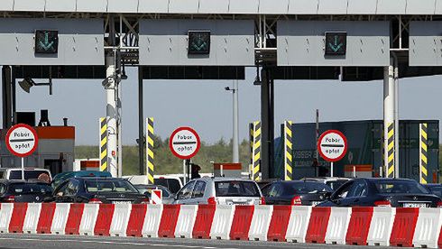 Bramki na autostradzie A4 w Gliwicach Sośnicy