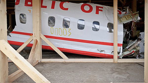 Wrak samolotu prezydenckiego Tu-154M