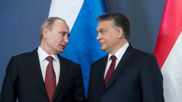 Władimir Putin i Viktor Orban