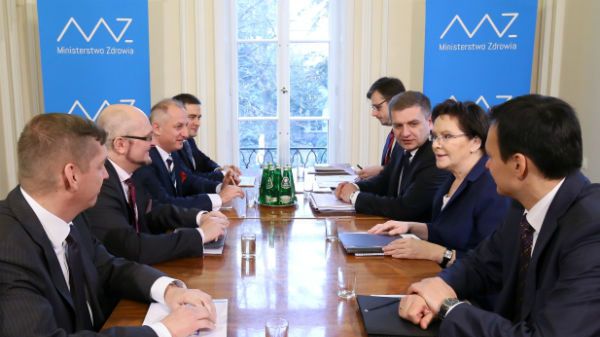 Spotkanie premier Ewy Kopacz z kierownictwem Ministerstwa Zdrowia