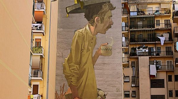 Imponujący mural Polaków w Rzymie