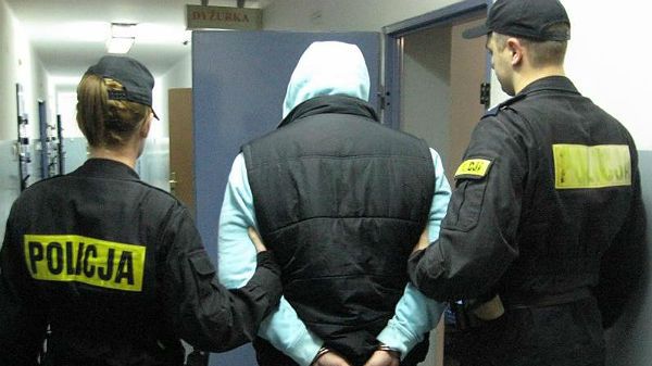 Zatrzymany mężczyzna