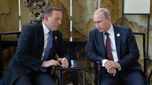 Władimir Putin i Tony Abbott