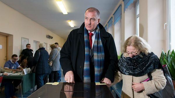 Prezydent Wrocławia Rafał Dutkiewicz z żoną Anną