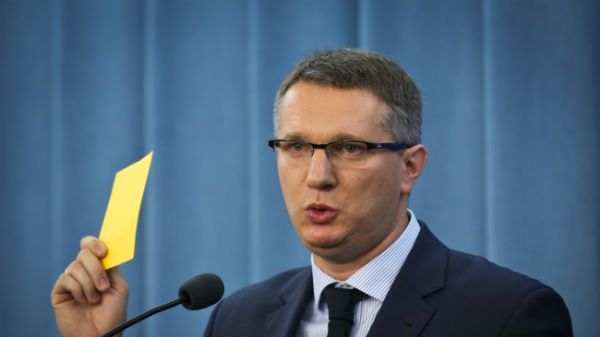 Poseł Kongresu Nowej Prawicy Przemysław Wipler