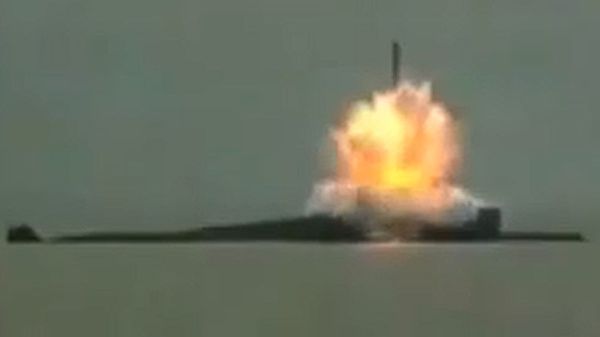 Kilka lat temu przeprowadzono również próbę rakiety - kadr z nagrania zamieszczonego w serwisie YouTube