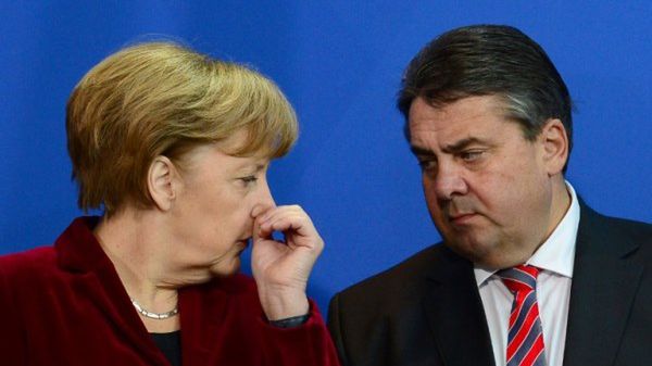 Angela Merkel i Sigmar Gabriel