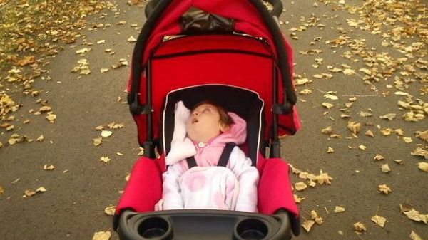 Tak wyglądał wózek małej Tosi