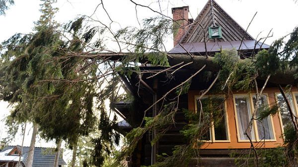 Skutki halnego w Zakopanem