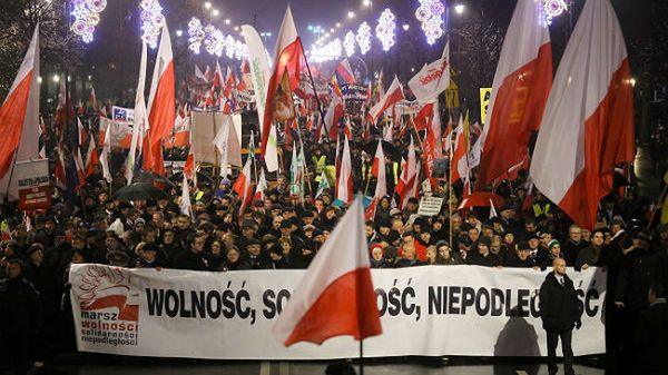 Marsz Wolności, Solidarności i Niepodległości, zorganizowany przez PiS w rocznicę wprowadzenia stanu wojennego