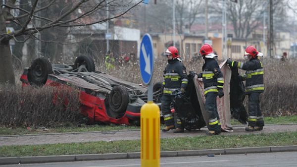 Miejsce tragicznego wypadku w Kamieniu Pomorskim