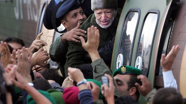 Jaser Arafat, 2004 r.