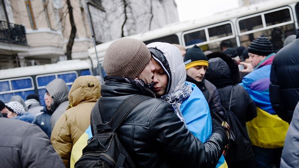 Przebywającym na Majdanie najbardziej doskwiera zimno