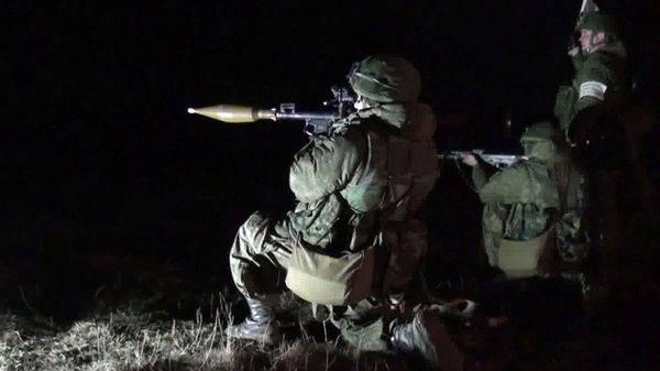 Nocne ćwiczenia rosyjskich sił, 150 km od miasta Rostów nad Donem