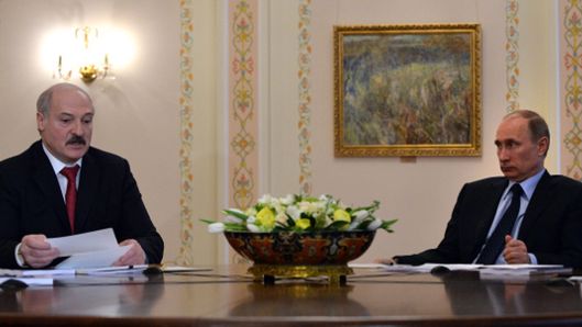 Aleksander Łukaszenka i Władimir Putin