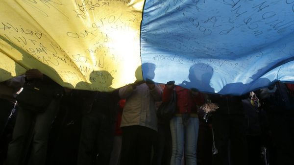 Wiec jedności z Krymem w Kijowie