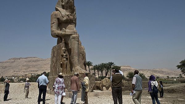 Jeden z odkrytych kolosów