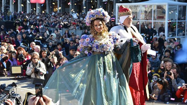 Julia Nasi podczas otwarcia karnawału w Wenecji