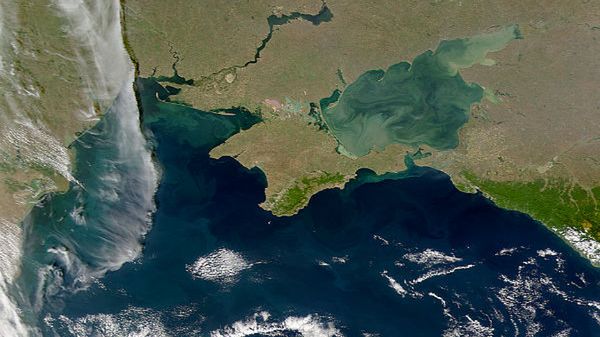 Krym widziany z kosmosu
