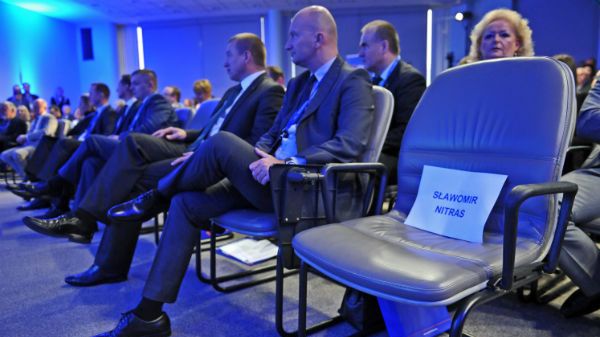 Sławomir Nitras wyszedł z sali, w której odbywały się wybory nowego szefa regionu.