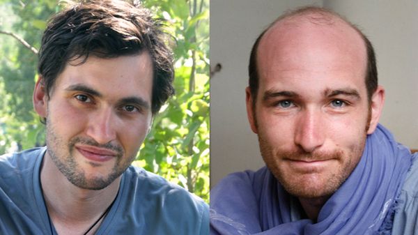 Pierre Torres (z lewej) i Nicolas Henin