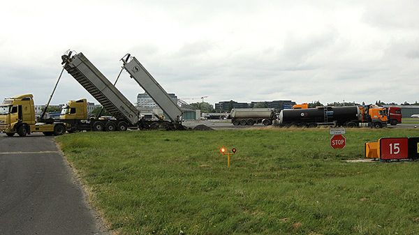 Remont pasa na Okęciu