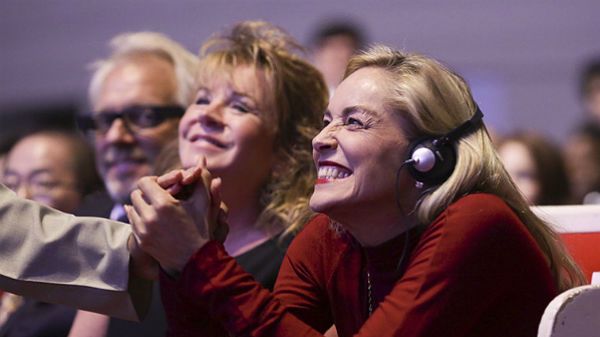 Sharon Stone w Warszawie