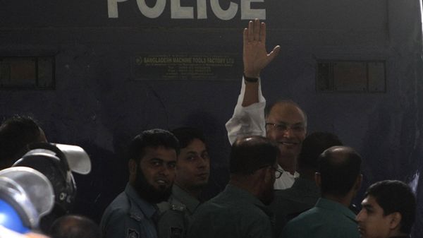 Sallauddin Quader Chowdhury przed ogłoszeniem wyroku