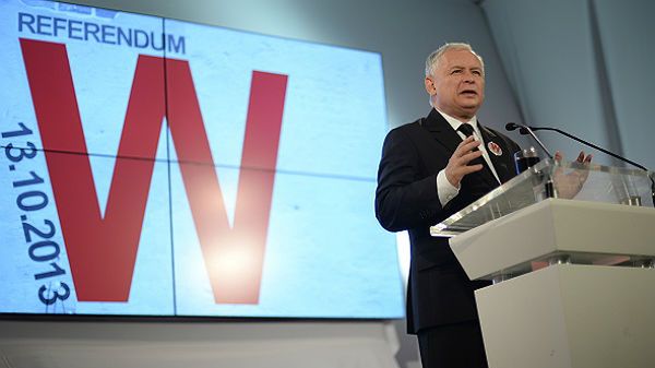 Prezes PiS Jarosław Kaczyński