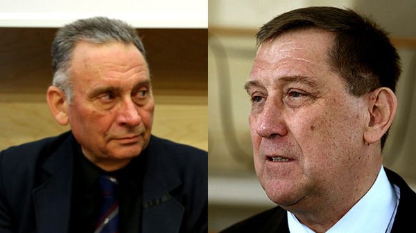 Profesorowie Jan Obrębski (zdjęcie z lewej strony) i Jacek Rońda