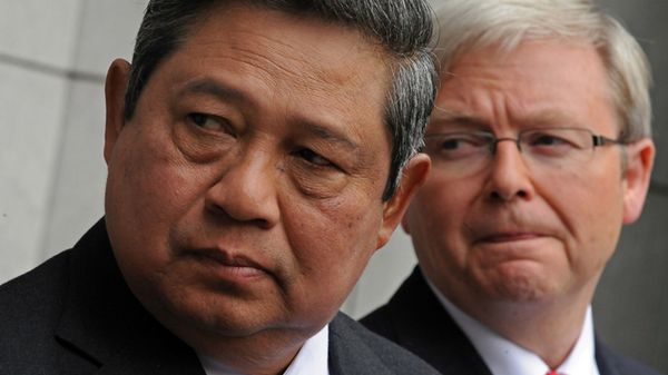 2010 rok - prezydent Indonezji Susilo Bambang Yudhoyono i ówczesny premier Australii Kevin Rudd