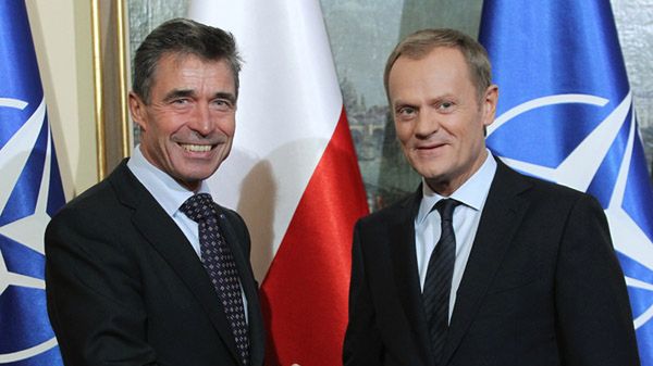 Anders Fogh Rasmussen i Donald Tusk