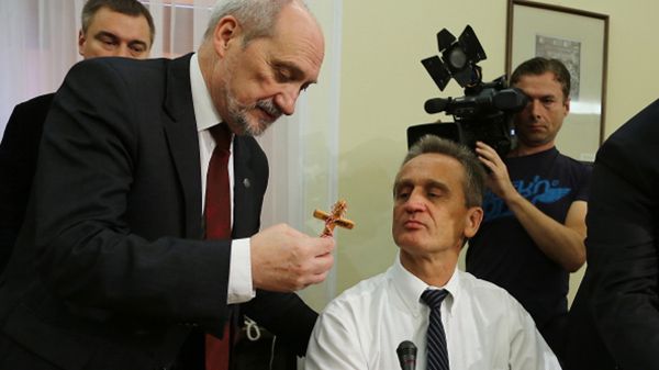 Antoni Macierewicz i prof. Chris Cieszewski