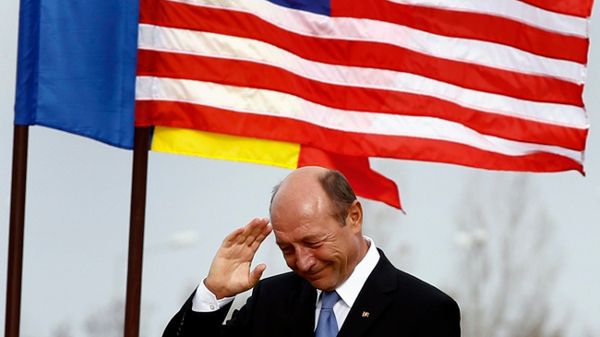 Prezydent Rumunii Traian Basescu obecny na uroczystościach