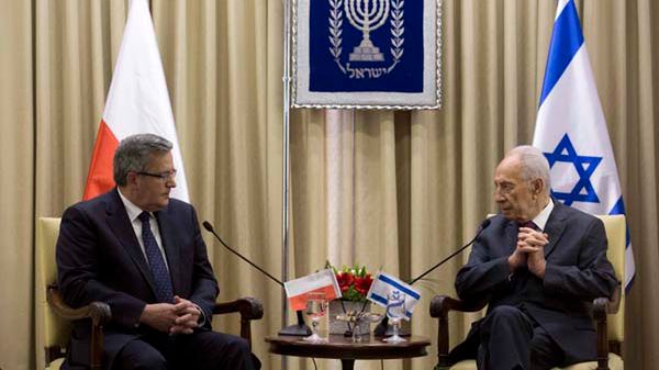 Bronisław Komorowski i Szimon Peres