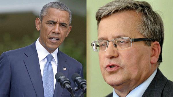 Barack Obama i Bronisław Komorowski