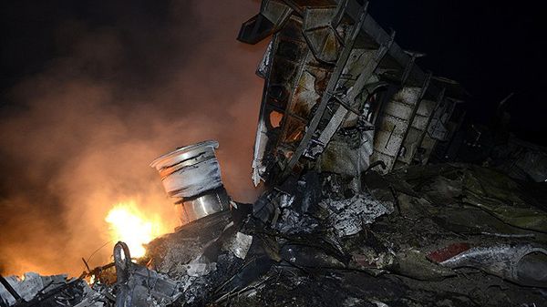 Miejsce katastrofy malezyjskiego boeinga