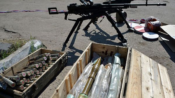 Broń i amunicja używane przez separatystów