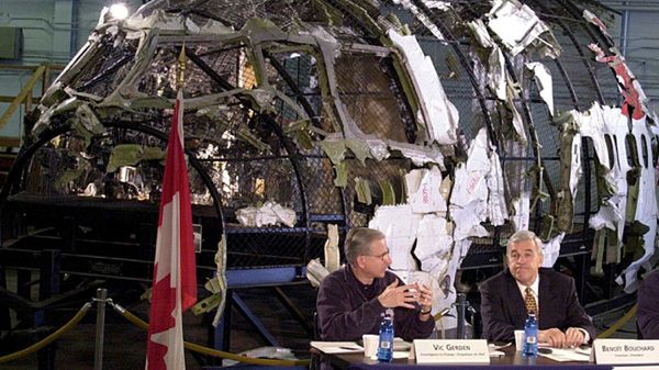 Ogłoszenie wyników raportu nt. katastrofy Swissair 111 w grudniu 2000r. w Kanadzie
