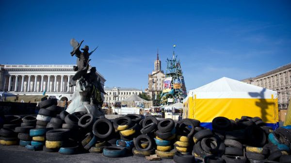 Majdan Niepodległości w Kijowie