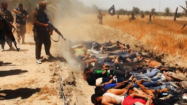 Dżihadyści z ISIL terroryzują część Iraku i Syrii - posuwają się także do egzekucji (na zdj. egzekucja  w irackiej prowincji Saleheddin)